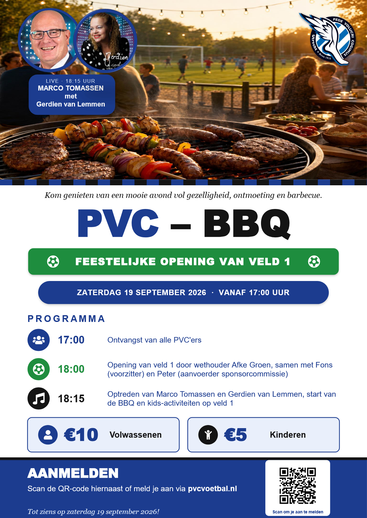 Feestelijke seizoensopening | Meld je aan!